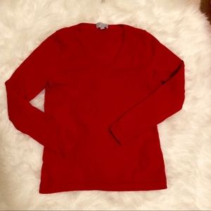 PURE collection 100% cashmere red sweater